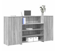 Bureau réception chêne artisanal 180x50x103,5cm bois ingénierie vidaXL