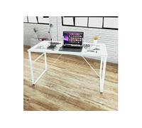 vidaXL Bureau Rectangulaire Motif Carte du Monde Console Table d'Ordinateur