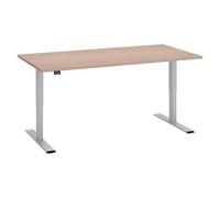 Bureau réglable en Hauteur électrique Ergo 160 x 80 cm - Arch (Chêne Clair)
