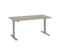 Bureau réglable en Hauteur électrique Ergo 160 x 80 cm - Arch (Chêne Gris)