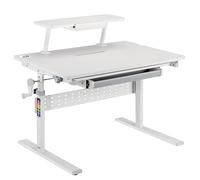 Ergo Office ER-483 Bureau pour Enfants réglable en Hauteur, Gris, Max 40kg, 900x600 mm,