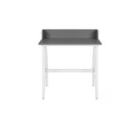 Bureau réglable pour enfant à structure métallique, coloris Gris/Blanc - Longueur 80 x Profondeur 60 x Hauteur 85 cm - -