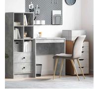 Bureau - rehausse bureau Vidaxl Bureau Gris béton 70 x 40 x 76 cm