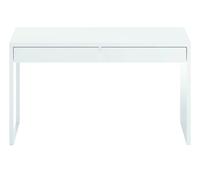 Bureau reversible avec tiroir coloris Blanc Artic - 75 x 138 x 50 cm