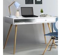 Bureau Scandinave Effie Bois Blanc Blanc
