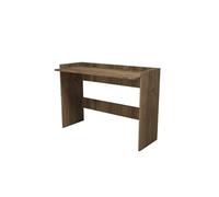 Toilinux - Bureau Ermo 120 cm - Marron noix - Ermo Marron