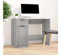 Bureau Sonoma Gris 100x50x75 cm Bois d'Ingénierie Table d'Ordinateur vidaXL