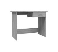 vidaXL Bureau Gris Sonoma 100x50x76 cm Bois composite