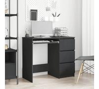 Bureau Sonoma Gris 90x45x76 cm Bois d'Ingénierie Table d'Ordinateur vidaXL