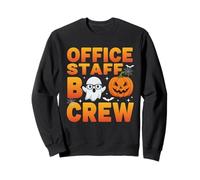Bureau Staff Boo Crew Ghost Pumpkin Halloween Party Sweatshirt