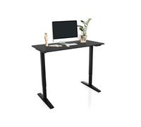 STAND CARBON | 120x60 - Bureau réglable en hauteur électriquement Noir