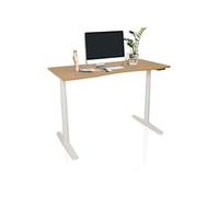 Bureau STAND PRO R 140 x 70 électrique réglable en hauteur chêne