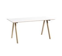 Bureau stratifié Copenhague CPH10 2.0 160x80cm solid oak base