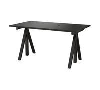 Bureau String Works noir 140x78cm LxWxH 140x78x71.5cm