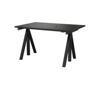 Bureau String Works réglable en hauteur noir 120x78cm LxWxH 120x78x71.5cm