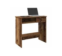 Bureau Noir 80x40x75 cm Aggloméré bureau d'ordinateur bureau debout vidaXL
