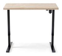 Bureau, table de bureau relevable en bois de chêne nordique - Longueur 140 x Profondeur 70 x Hauteur 76 - 126 cm -PEGANE- Bois