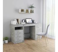 Bureau Table d'Écriture Ordinateur Salon Chêne Sonoma Bois d'Ingénierie vidaXL