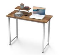 Bureau,Table d'ordinateur avec Petit Support, Table de Bureau Simple et Spacieuse,Petit Bureau Ordinateur,Bureau Chambre,80x40x75cm