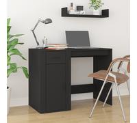 vidaXL Bureau en chêne noir 100 x 49 x 75 cm – bois d'ingénierie