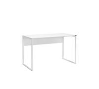 Bureau, Table d'ordinateur, table de travail coloris Blanc - Hauteur 77 x Longueur 120 x Profondeur 60 cm- -