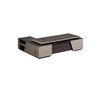 Bureau Table Patron President Manager Superviseur Bureau Mobilier de Bureau Moderne Bureau avec Espace de Rangement