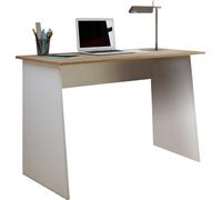 Bureau VCM "Masola" Maxi, table d'ordinateur H 74 x L 110 x P 50 cm, couleur blanc/marron