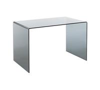 Bureau - Verre trempé fumé - Noir - ELSTRON