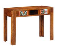 Bureau Vidaxl 100x50x75 Cm En Bois Massif D'acacia