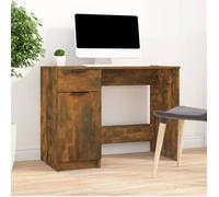 Bureau - VIDAXL - Chêne fumé - 100x50x75 cm - Bois d'ingénierie - 1 tiroir