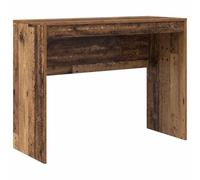 Bureau Vieux Bois 100 x 40 x 76 cm en Matériau Bois | Dessus de table résistant aux rayures, construction stable, installation facile, entretien simple, style universel