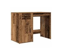 vidaXL Bureau vieux bois 100x49x75 cm bois d'ingénierie, bureau d'ordinateur, bureau d’écriture, mobilier de bureau à 857099