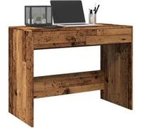 vidaXL Bureau Vieux Bois – Bois d'ingénierie 101×50×76,5 cm