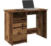 Bureau vieux bois 102x50x75 cm bois d ingénierie