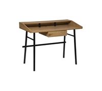 - Bureau vintage 1 tiroir en bois JOSAN - Marron - JOSAN