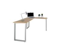 Bureau WORKSPACE BASIC I 165 x 120 cm Hêtre/Argent