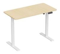 bureaux complets KIMEX 150-5003 Bureau complet motorisé assis-debout 120x60cm, Bois clair 1 G