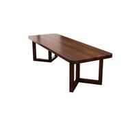 Bureaux d'étude, tables d'écriture et bureaux PC Walnut Boss Big Board Table, Bureau de négociation Bureau Simple Salon Table à thé Bureau d'étude et bureaux pour le bureau à domicile(180cm)