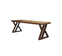 Bureaux d'ordinateur Bureau Long en Bois Massif, Table d'étude Murale Double for la Maison, Bureau d'écriture for étudiants, d'ordinateur Table Basse