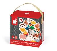 Bureaux Et Tableaux Magnets 24 Pcs - Ferme (Bois)