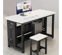 Bureaux Scolaires Bureau Informatique Table d'étude Table de Bureau Moderne et Professionnelle Bureau de Direction Convient aux salles de Formation et aux écoles(B,80x60cm/31.5x23.62in)