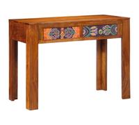 Bureaux vidaXL Brun Bois massif de Sheesham Régulier Rectangulaire