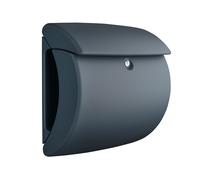Burg Wächter 35650 PEARL 886 Boîte aux lettres plastique gris granite (mat) avec serrure à clé