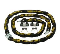 Burg-Wachter Duo Kit Sold Secure Diamond & Gold Lot de 2 chaînes à clés identiques 10 mm, noir, 2 m