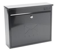 Burg-Wachter MB02A Elegance Boîte aux Lettres Murale en Acier galvanisé verrouillable résistant aux intempéries RAL 7016-36 x 31 x 10 cm Anthracite