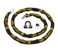 Burg-Wachter Sold Secure Gold Kit de chaîne et antivol pour vélo, noir, 3 m
