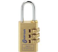 Burg Wächter 2851 Cadenas 22.50 mm laiton avec serrure à combinaison