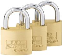 Burg Wächter 29941 Cadenas 40.00 mm fermeture universelle laiton avec serrure à clé