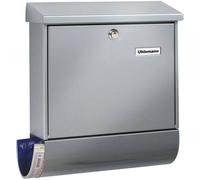 Burg Wächter 31440 VARIO 8672 Si Boîte aux lettres Tôle d'acier argent avec