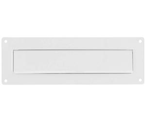 Burg Wächter 32470 PORTA 796 W Clapet pour boîte aux lettres aluminium, Tôle d'acier blanc